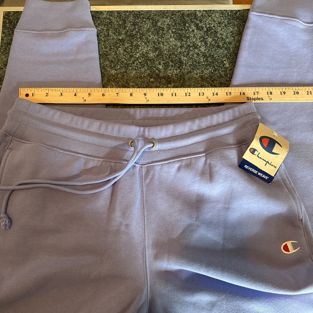 Champion Womens Plus Size Reverse Weave Lavender Joggers Pants NWT 1X - Picture 11 of 12